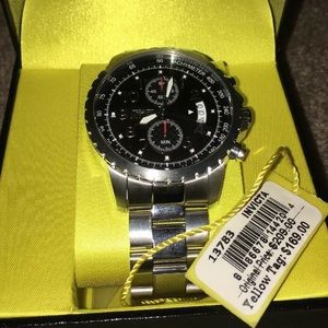 Black/Silver Invicta Diver Watch